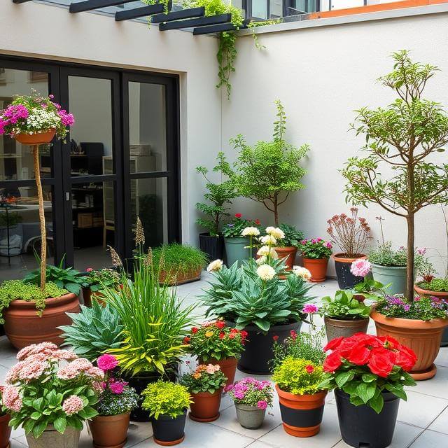 Container Garden Oasis