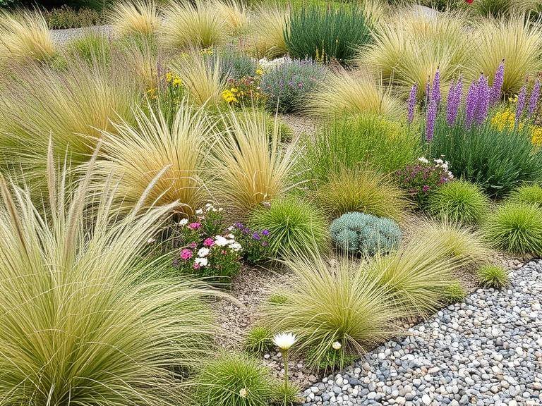 Native Wildflower and Grass Front Yard