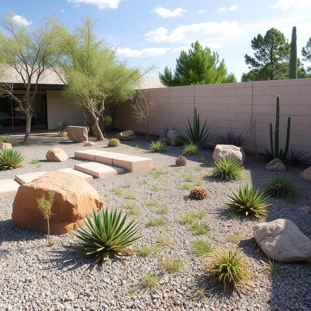 Drought-Tolerant Rock Garden