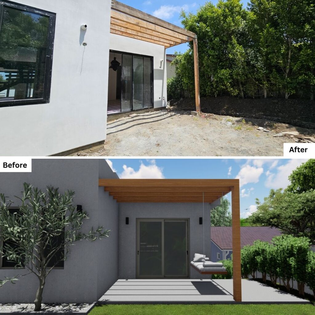 Before & After 3D Rendering