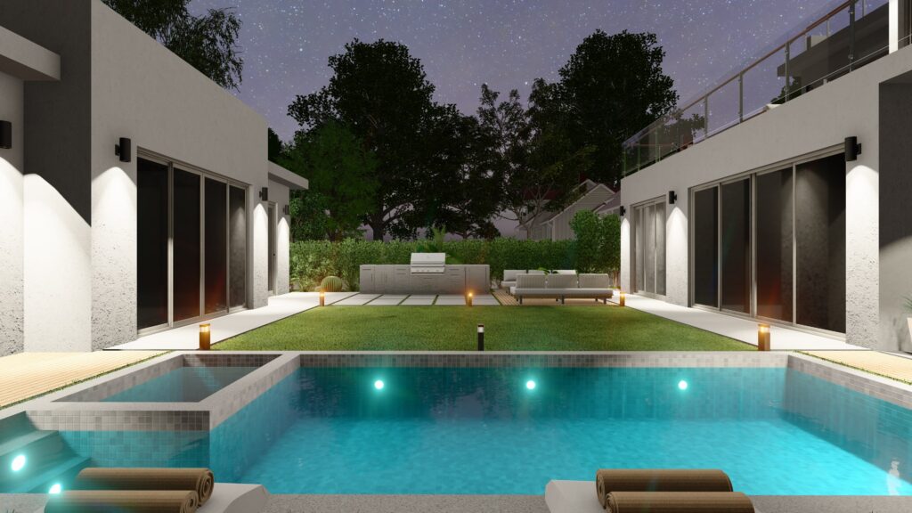 Backyard design Los Angeles