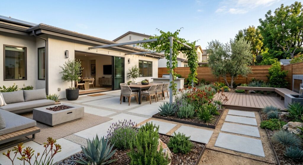 Modern Irvine Backyard Design