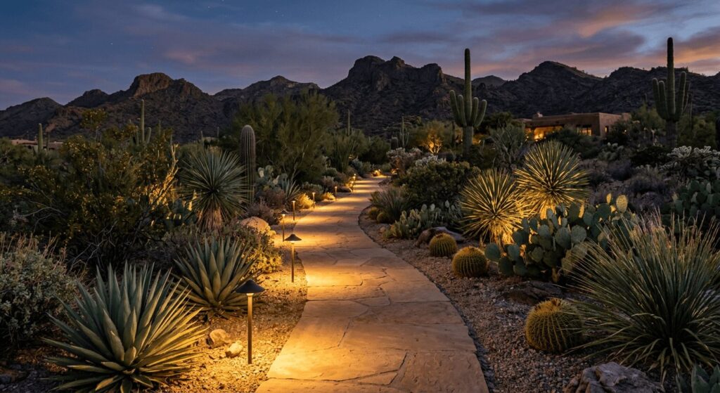 Desert Landscape Design: Desert Landscape Lighting
