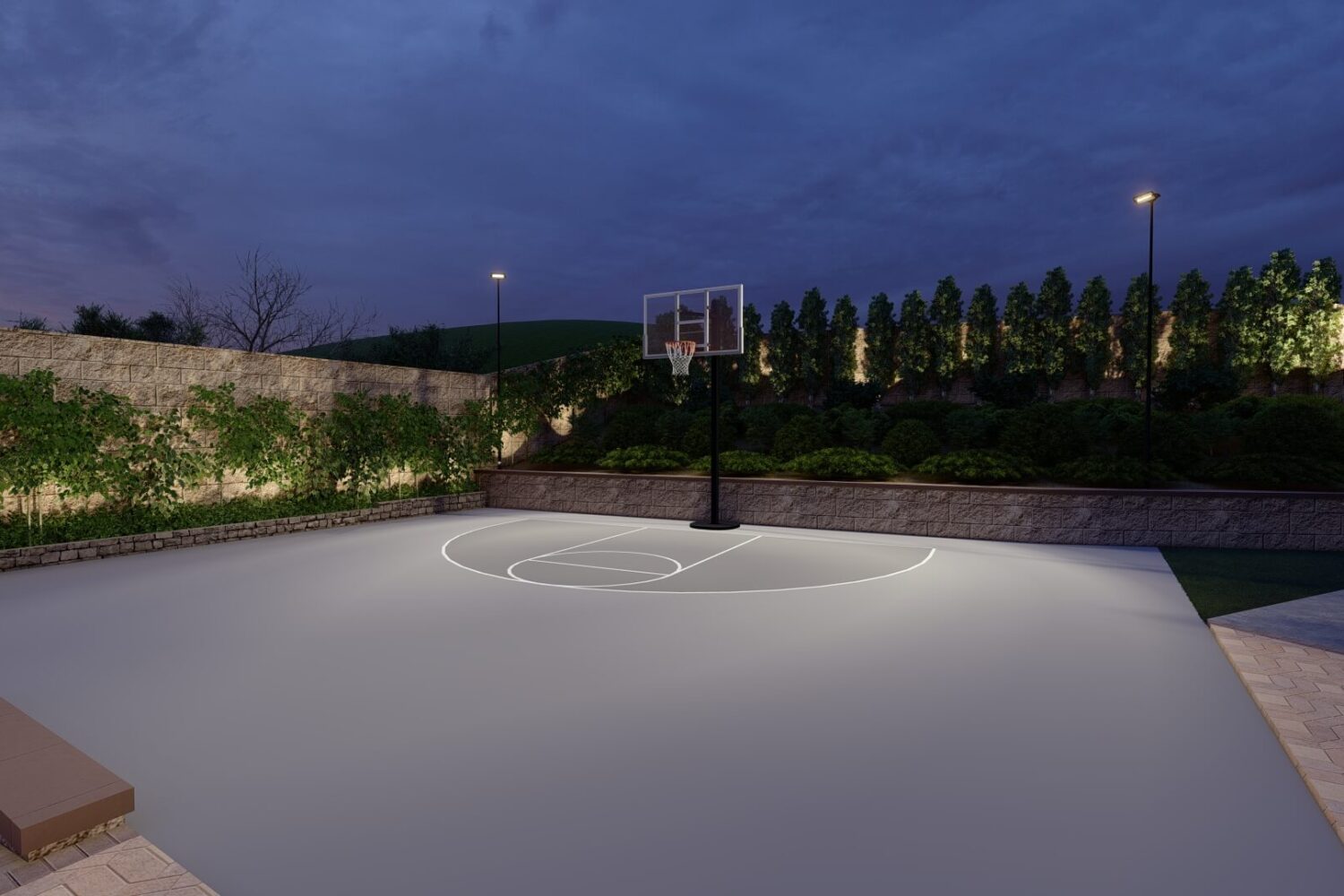 Backyard design Chino Hills CA
