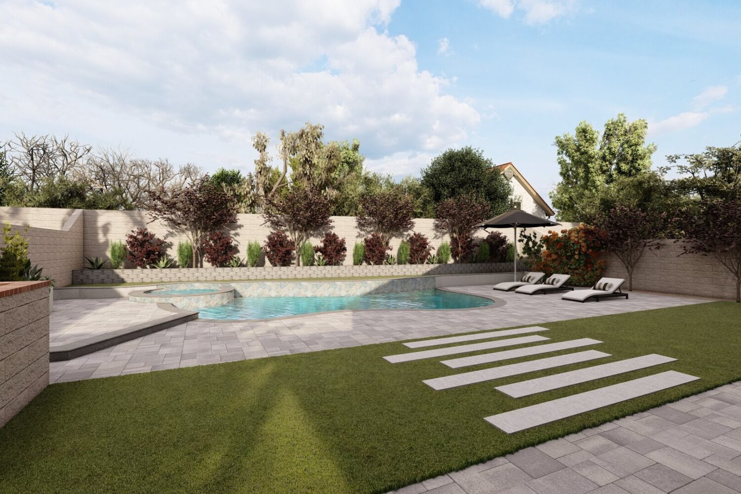 Backyard Design Orange CA