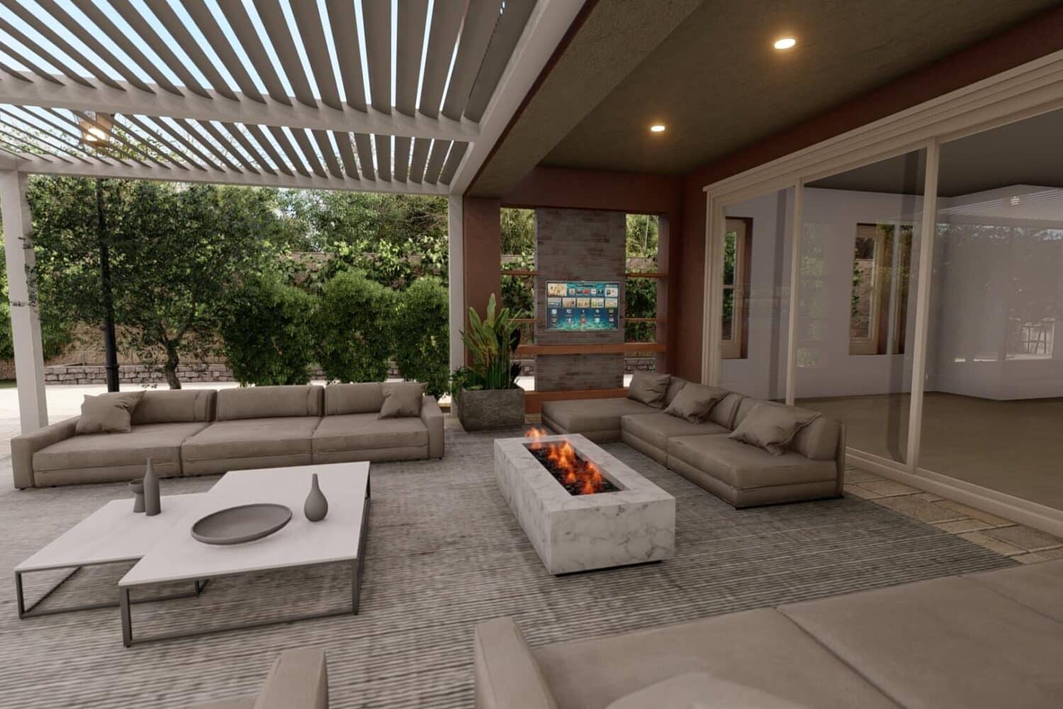 Backyard design Chino Hills CA