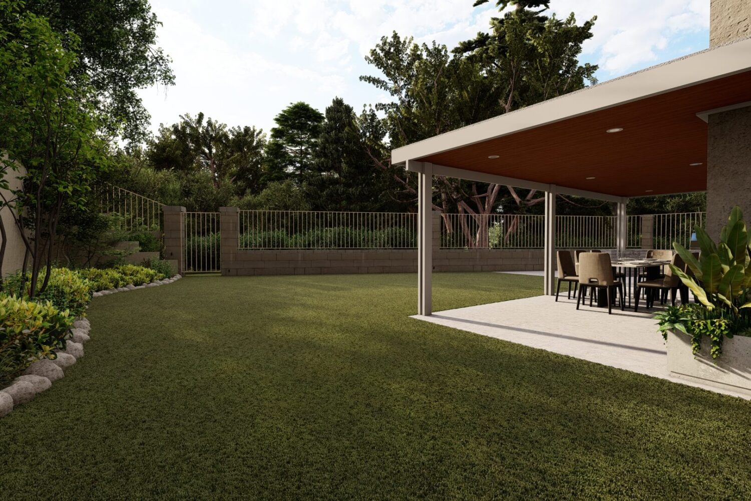 Backyard design in Santa Clarita CA